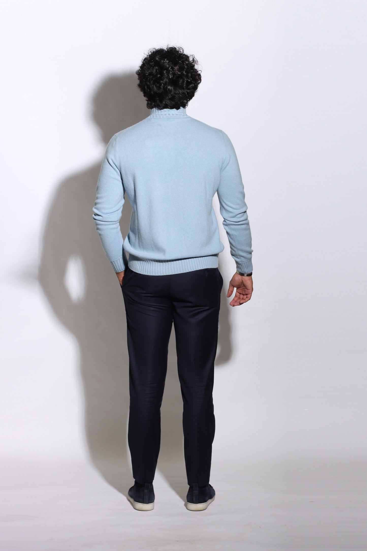 ADRIANO BULGHERONI - CASHMERE ZIP PULLOVER