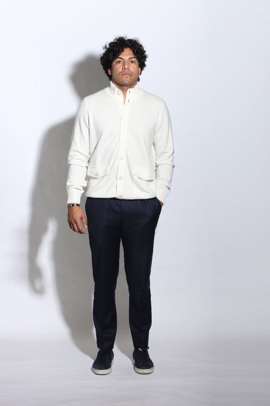 ADRIANO BULGHERONI - CASHMERE BOTTON PULLOVER