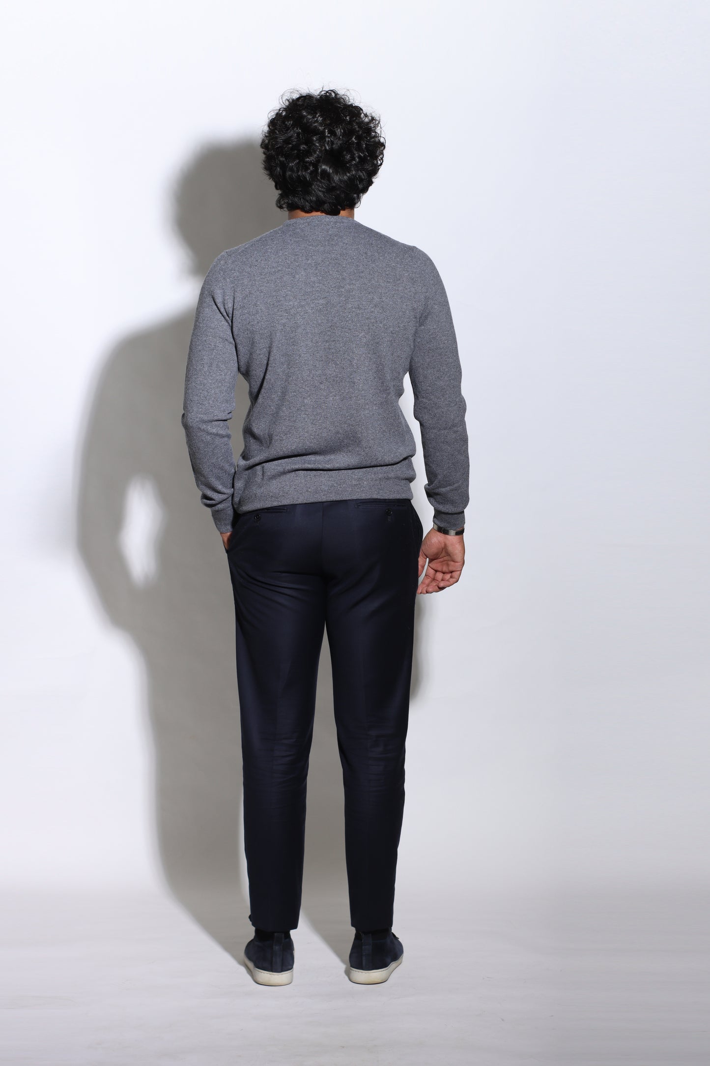 ADRIANO BULGHERONI - PULLOVER ST.MORITZER LIGHT GREY