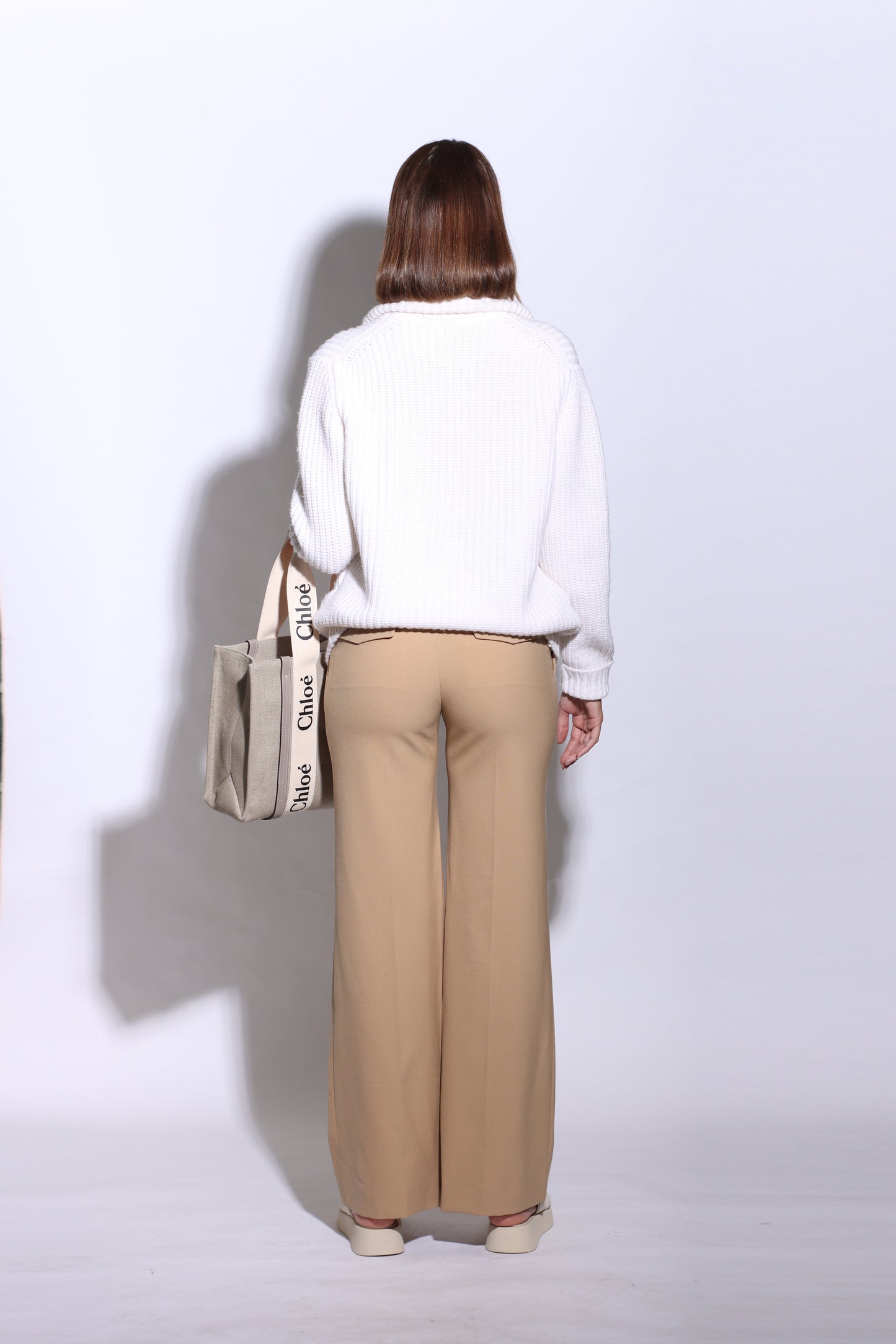 CHLOÉ - PANTALONES RECTOS EMBLEMÁTICOS