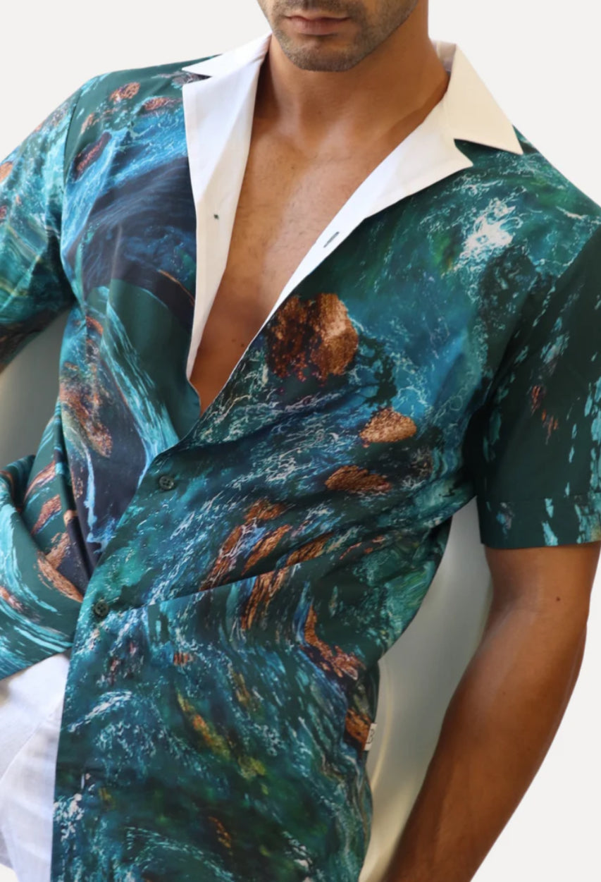 LUIS BISANTI  CAMISA DE OCEANO