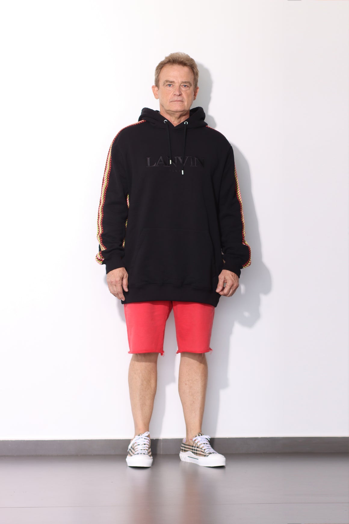 LANVIN - SIDE CURB OVERSIZED HOODIE BLACK