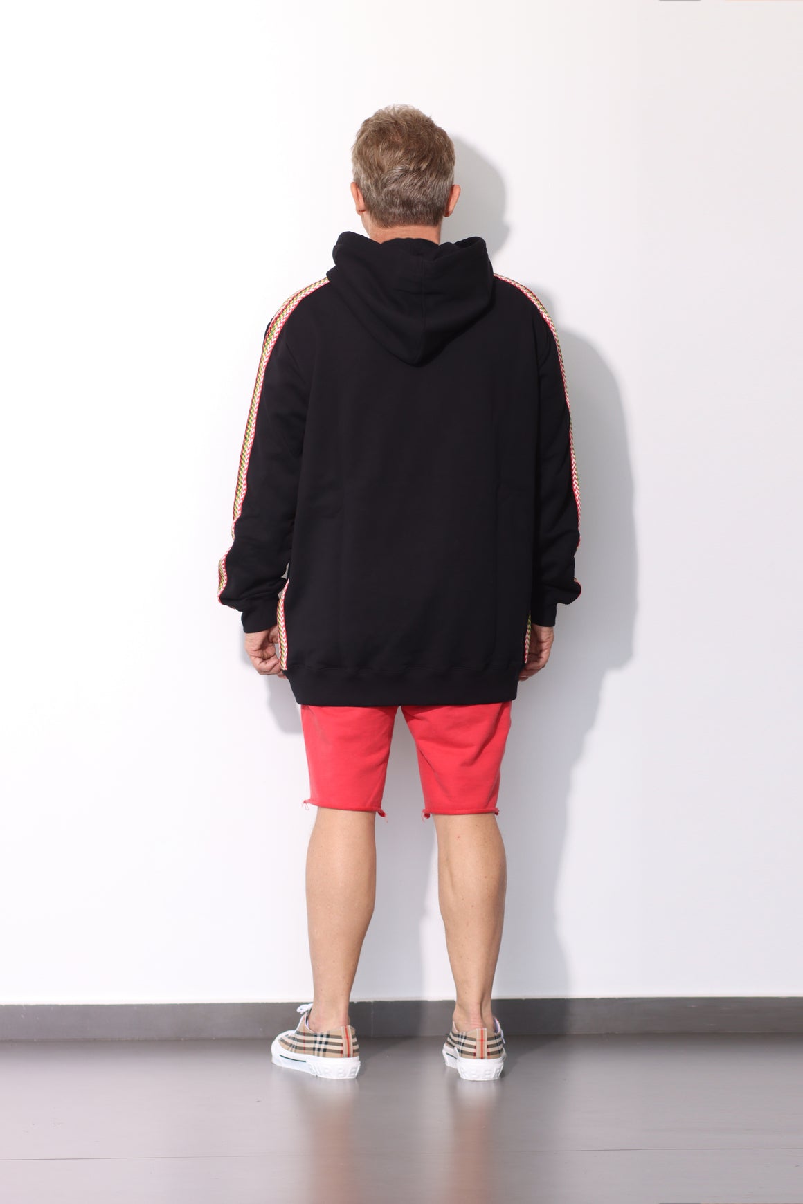 LANVIN - SIDE CURB OVERSIZED HOODIE BLACK