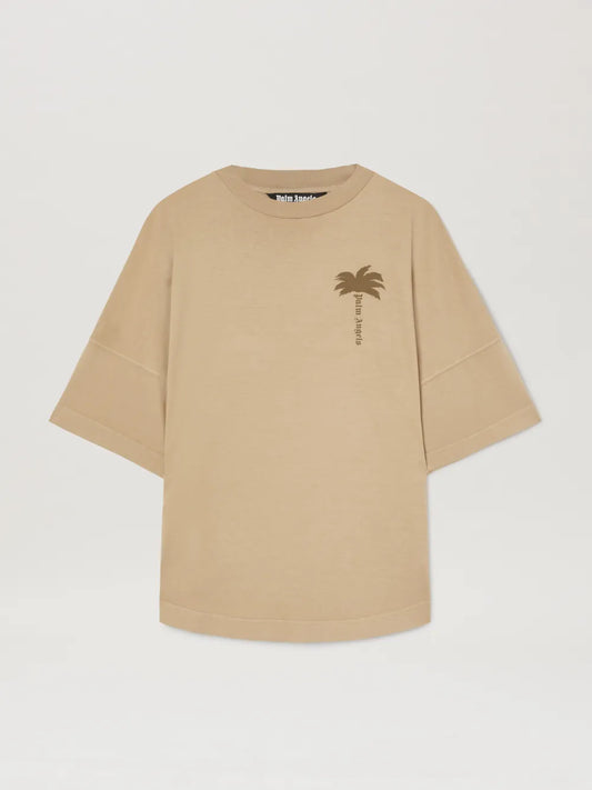 PALM ANGELS - T-SHIRTS & TANK TOPS (BEIGE)