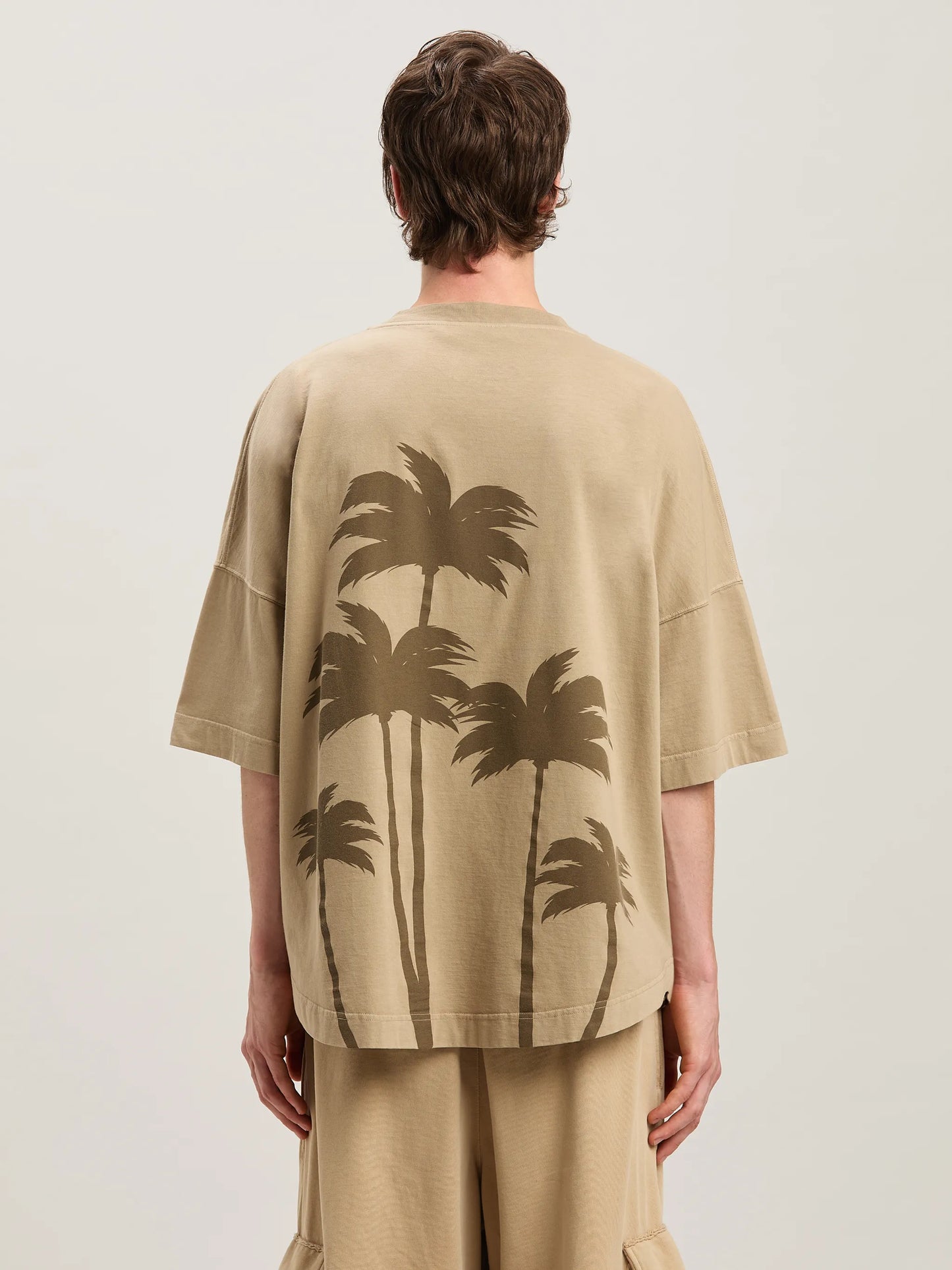 PALM ANGELS - T-SHIRTS & TANK TOPS (BEIGE)