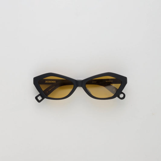 JACQUEMUS - BAMBINO MATT BLACK / MATT BLACK / AMBER