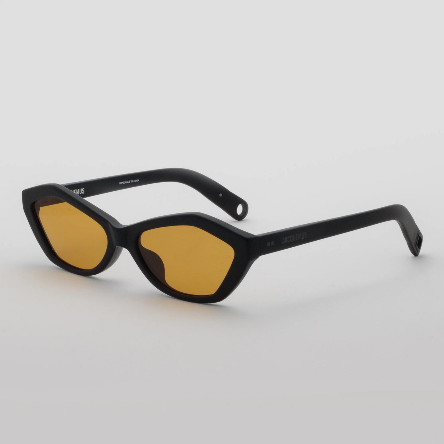 JACQUEMUS - BAMBINO MATT BLACK / MATT BLACK / AMBER