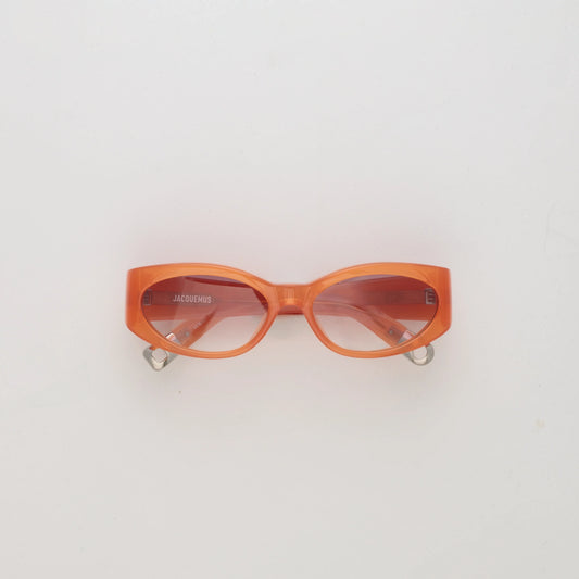 JACQUEMUS - OVALO MILKY AMBER / SILVER / ROSE