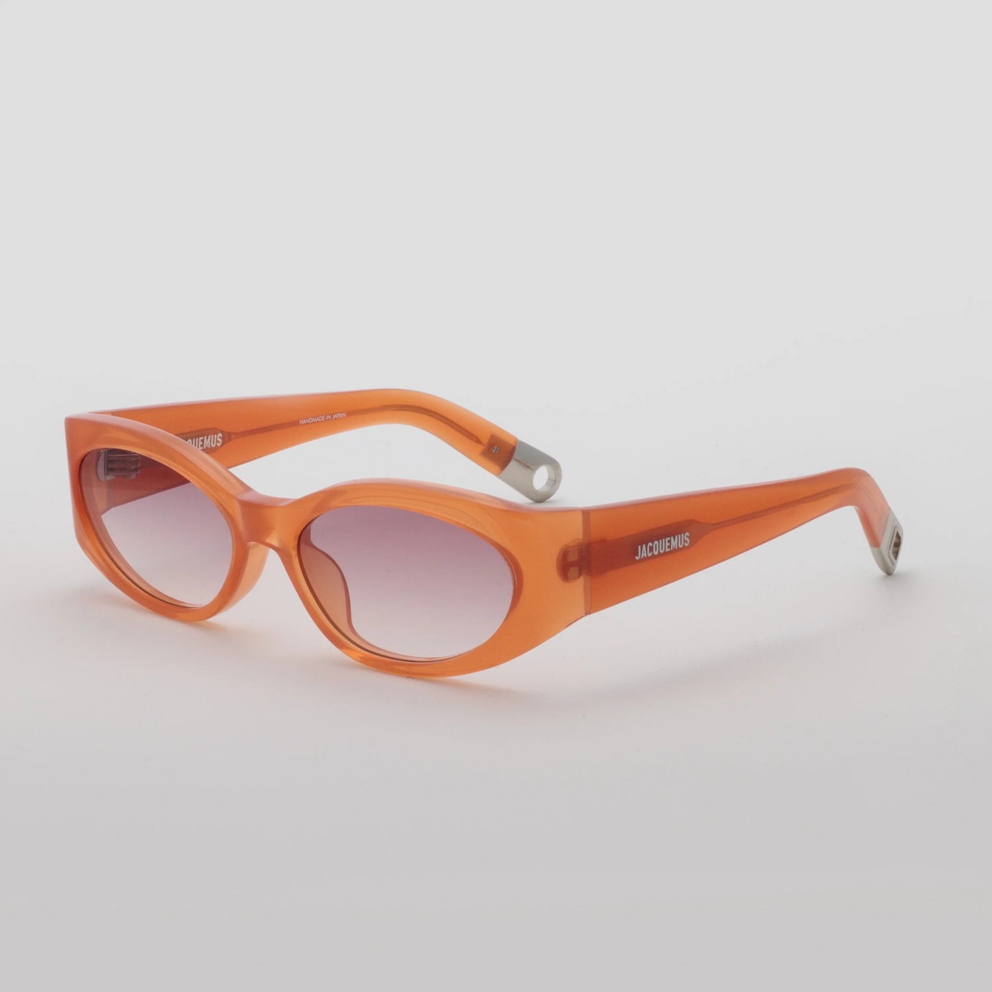 JACQUEMUS - OVALO MILKY AMBER / SILVER / ROSE