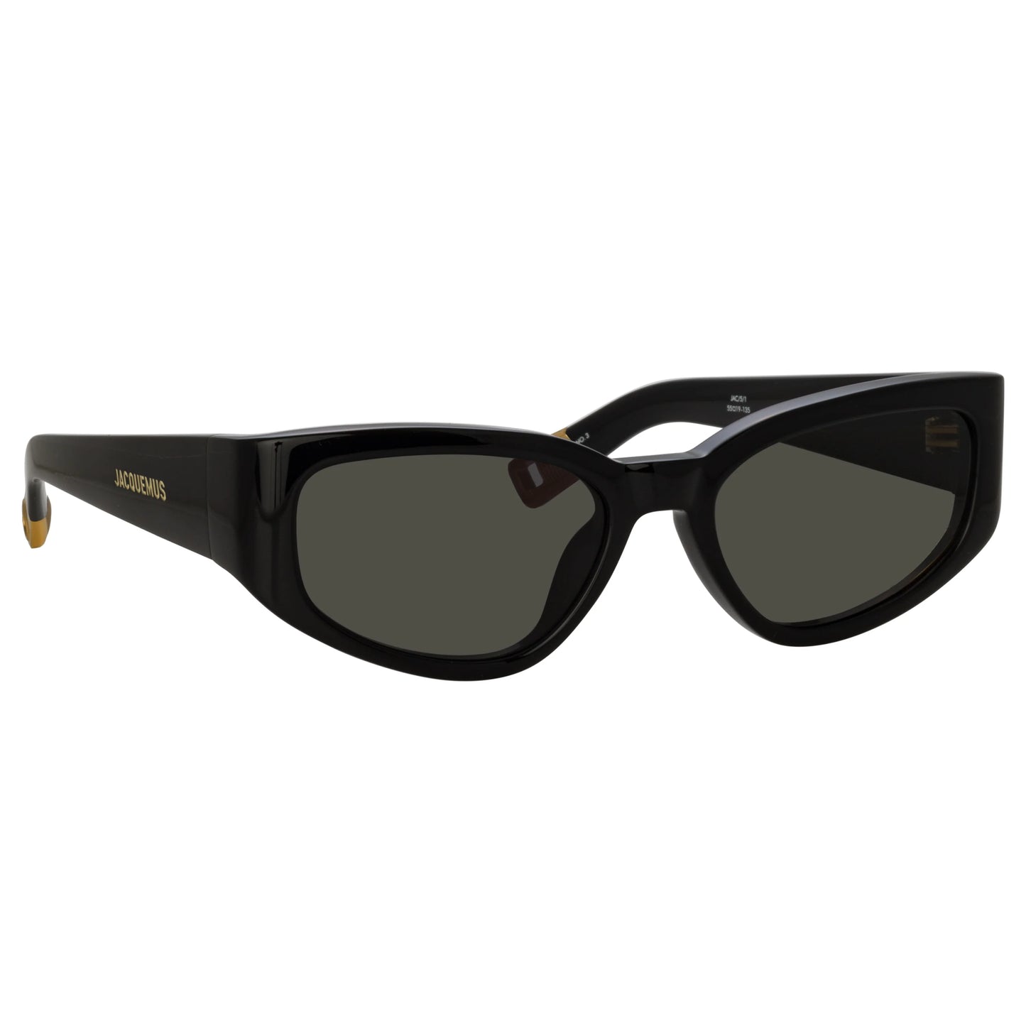 JACQUEMUS - GALA BLACK / YELLOW GOLD/ GREY