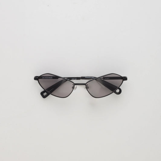 JACQUEMUS - BAMBINO METAL MATT BLACK / MATT BLACK / GREY