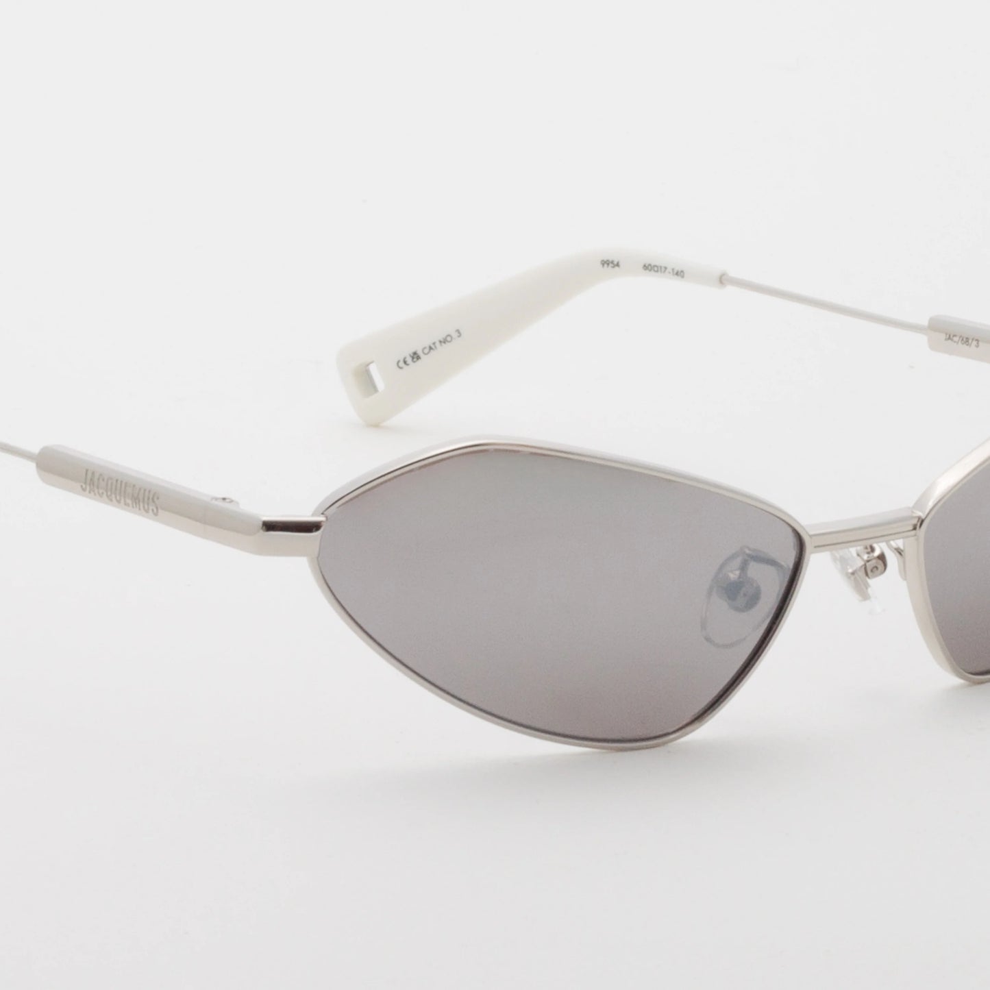 JACQUEMUS - BAMBINO METAL SILVER / MATT WHITE/ SILVER