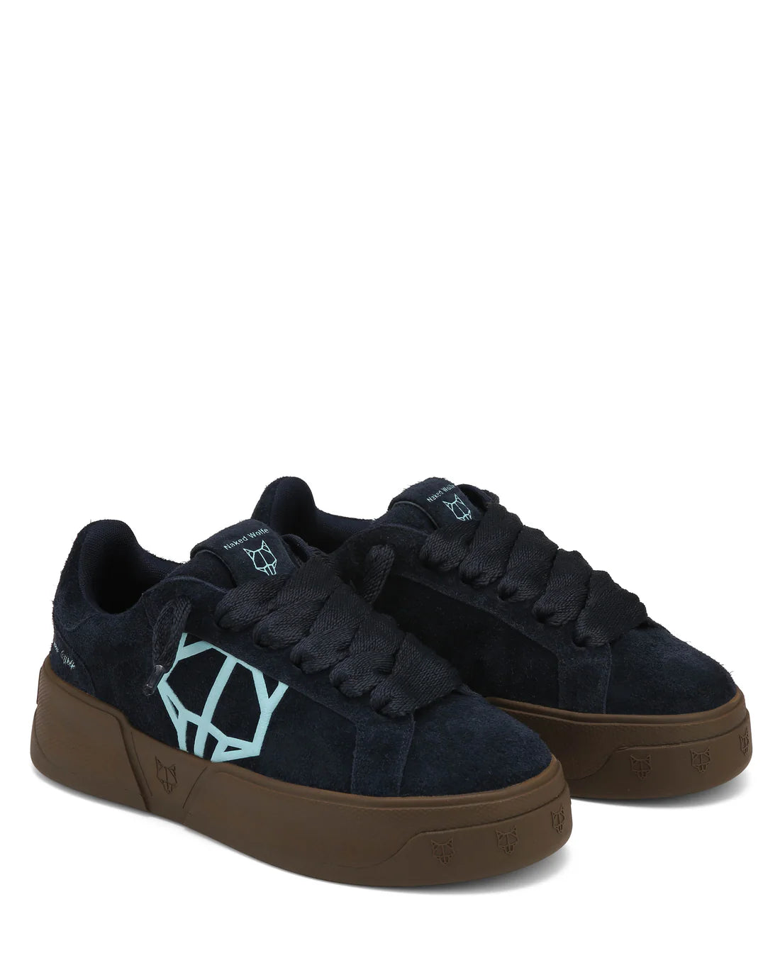 NAKED WOLFE - KRAY HAIRY COW SUEDE OCEAN