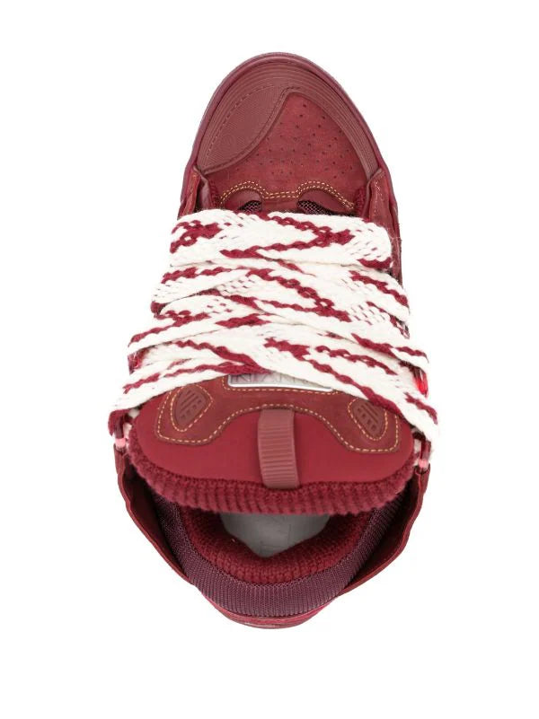 LANVIN - CURB SNEAKERS BURGUNDY