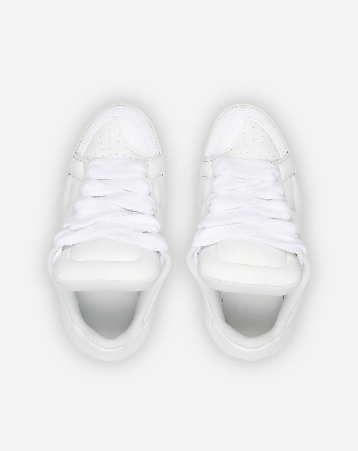 LANVIN - CURB XL LOW TOP SNEAKERS WHITE/WHITE