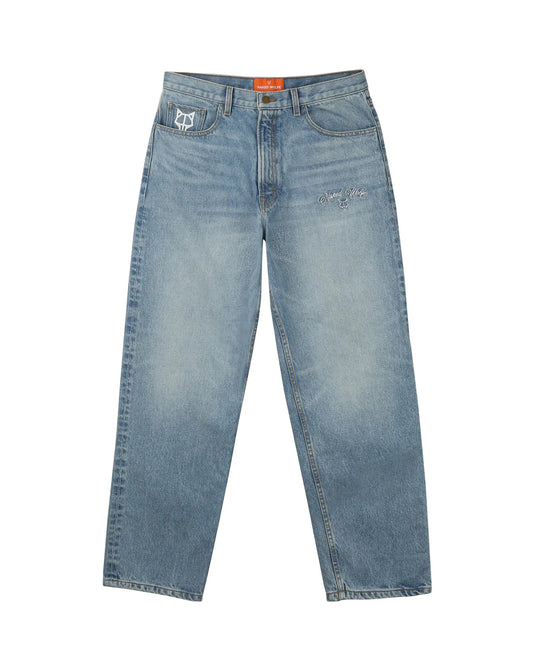 NAKED WOLFE - SIGNATURE BAGGY DENIM LIGHT BLUE