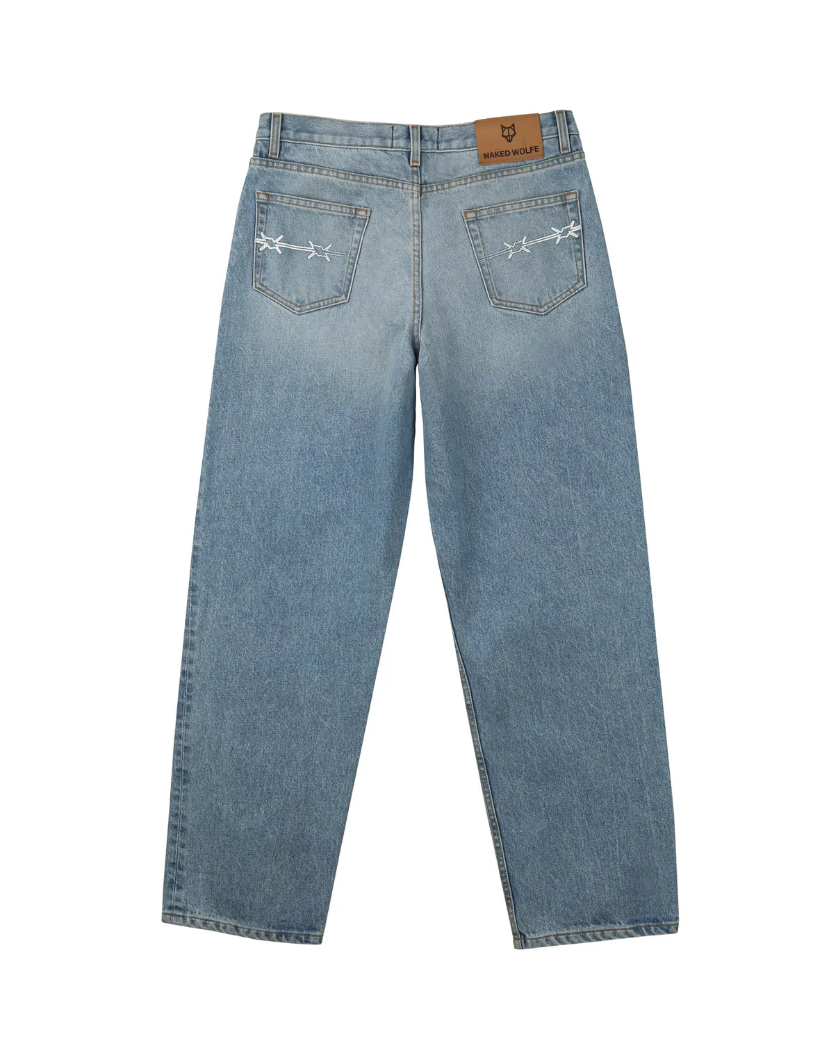 NAKED WOLFE - SIGNATURE BAGGY DENIM LIGHT BLUE