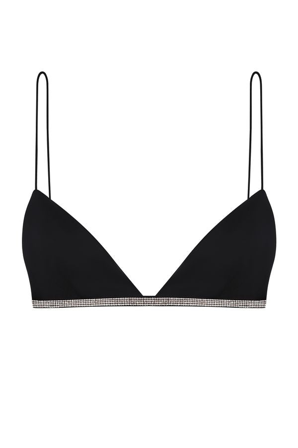 NUÉ - ROSIE SILK BRA BLACK