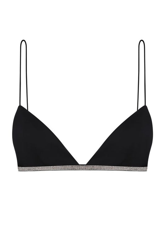 NUÉ - ROSIE SILK BRA BLACK