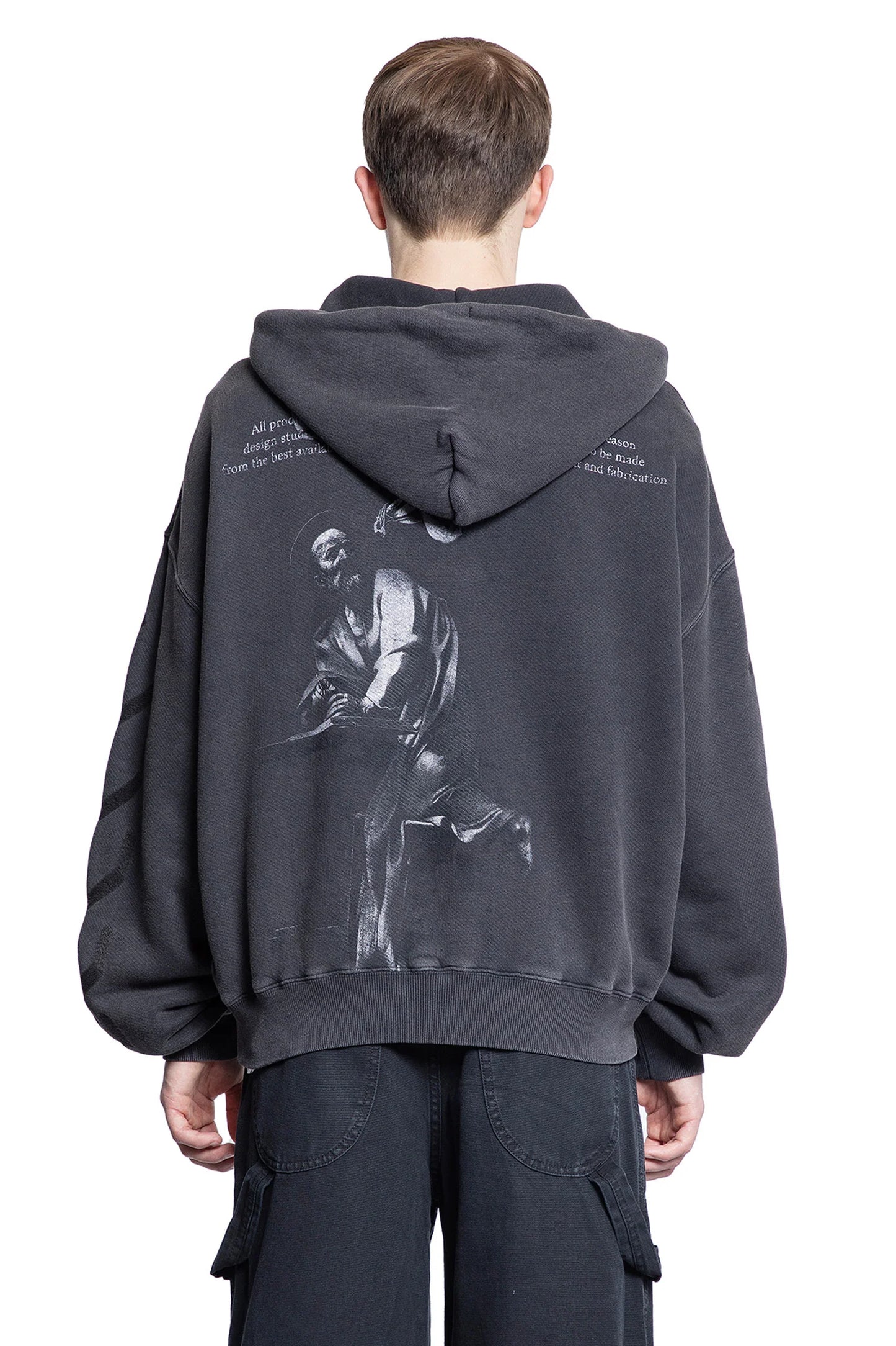 OFF WHITE - BW S.MATTHEW OVER HOODIE BLACK