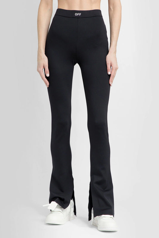 OFF WHITE - SLEEK SPLIT LEGGINGS BLACK WHITE