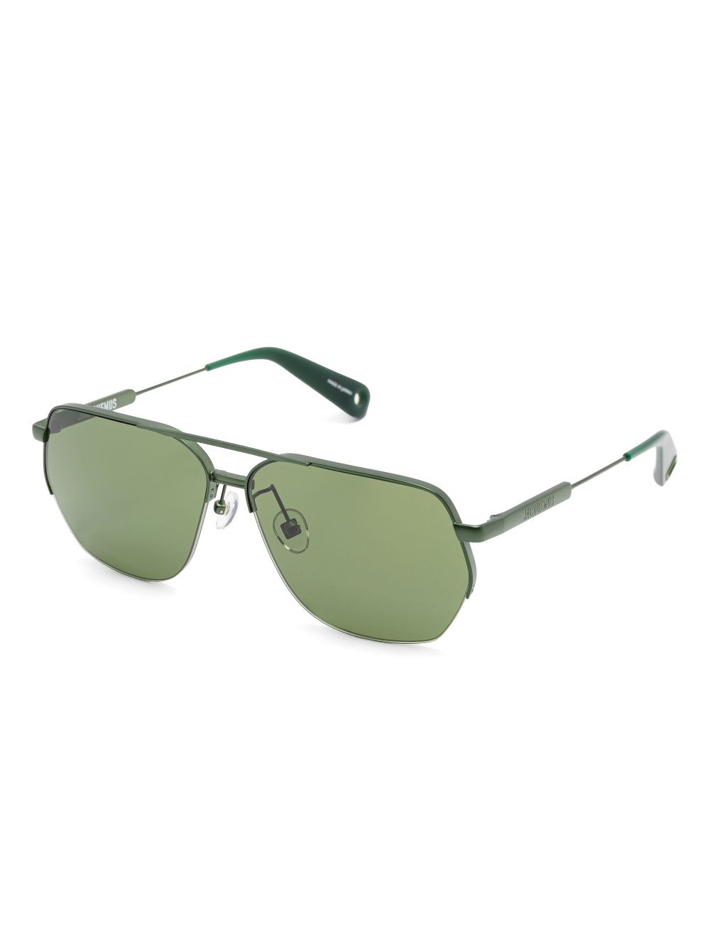 JACQUEMUS - AVIADOR MATT GREEN / GREEN