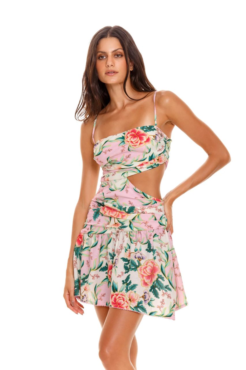 AGUABENDITA - CADE KORIN DRESS FLORAL