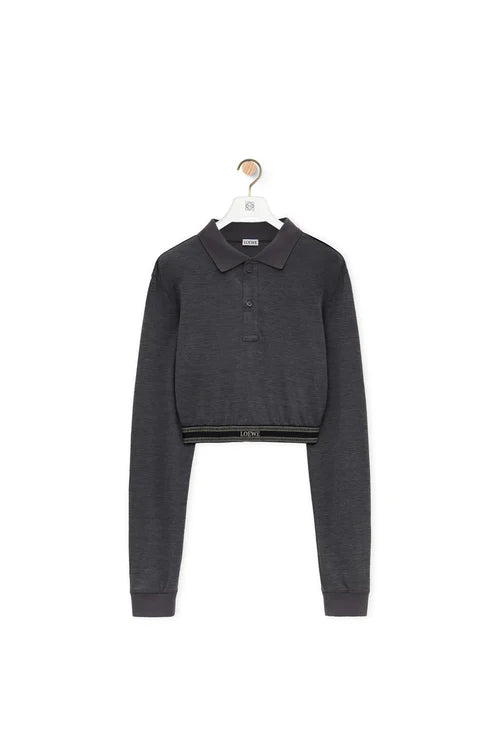 LOEWE - LONG SLEEVE CHARCOAL MELANGE