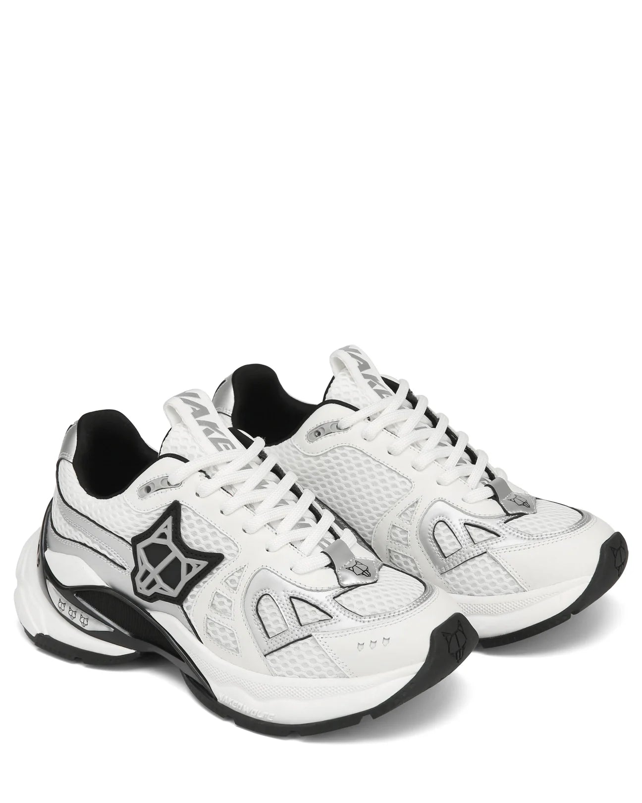 NAKED WOLFE - SMASH WHITE SILVER MESH