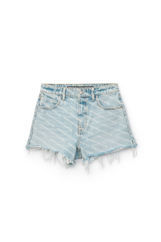 ALEXANDER WANG - BITE SHORT - PEBBLE BLEACH WITH