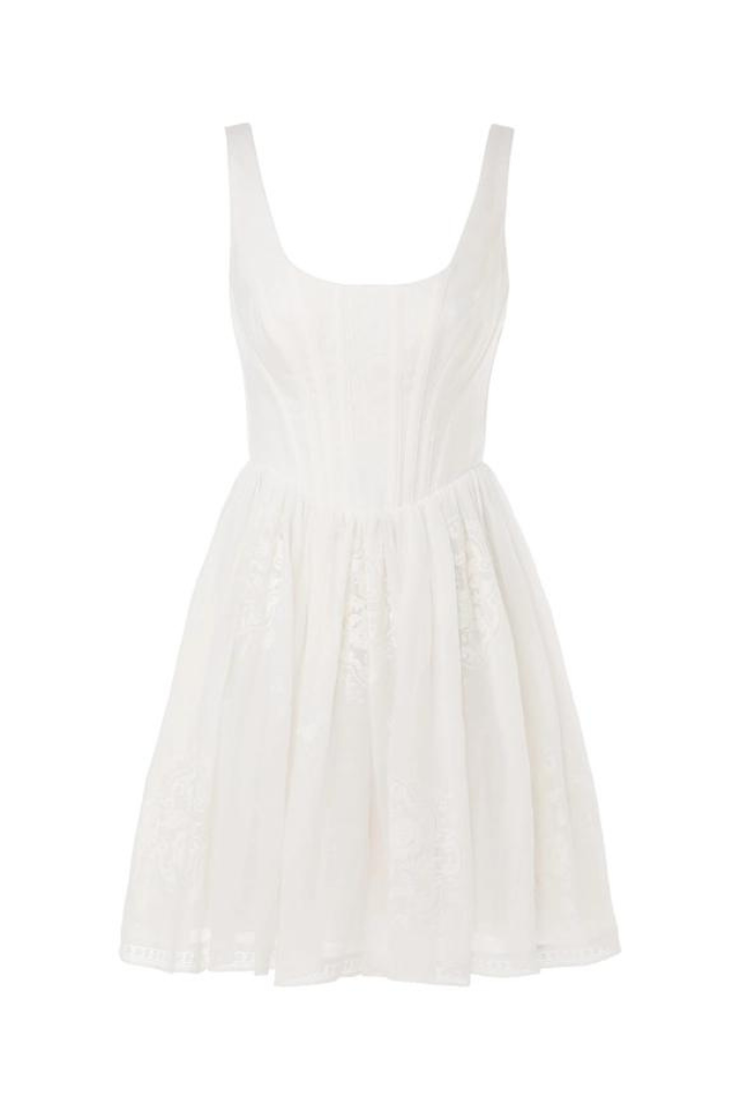 ZIMMERMANN - ALIGHT CORSET MINI DRESS