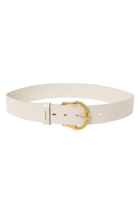 ZIMMERMANN - TWISTED BUCKLE LEATHER BELT 40