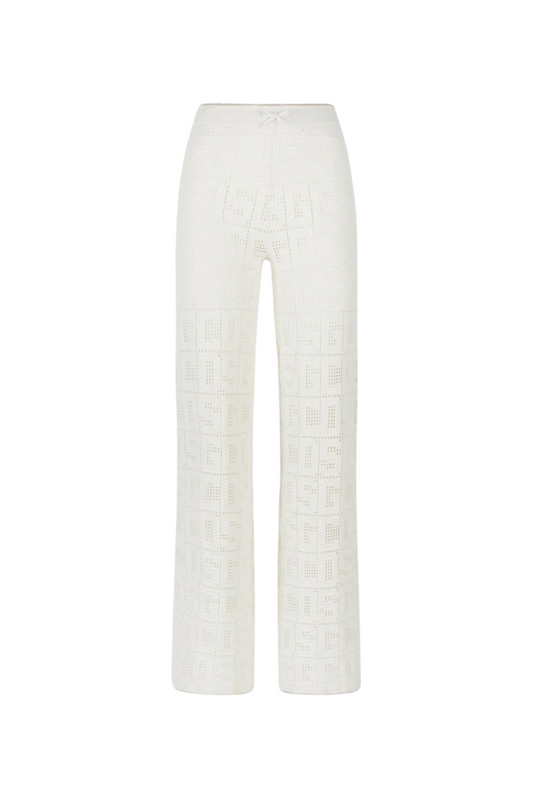 GCDS - GCDS MONOGRAM MACRAME TROUSERS