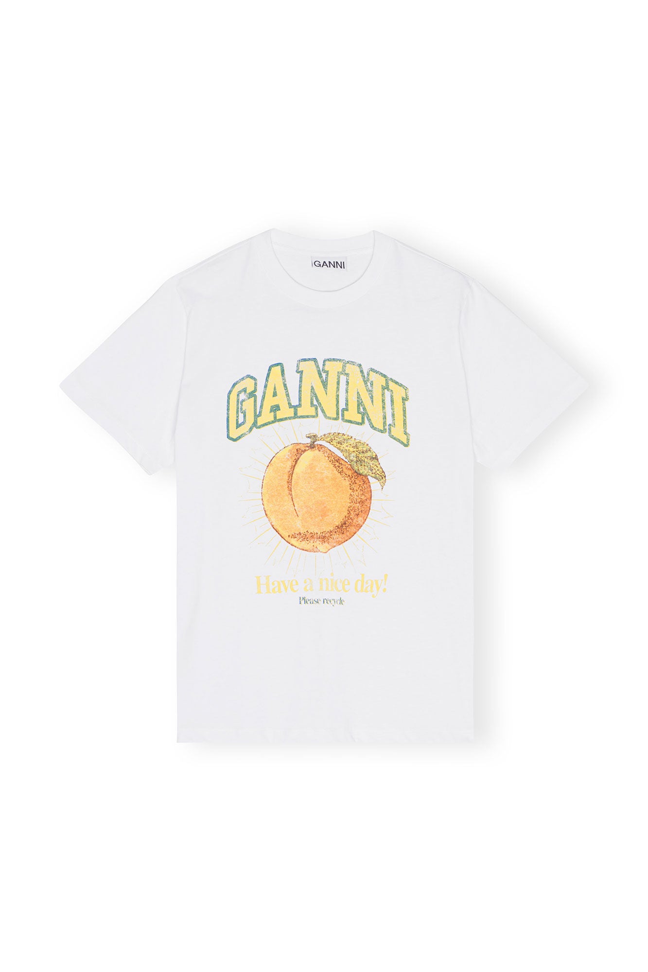 GANNI - WHITE T-SHIRT