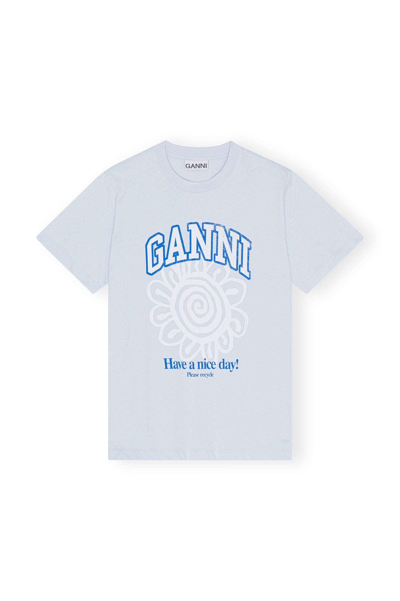 GANNI - ICE WATER T-SHIRT