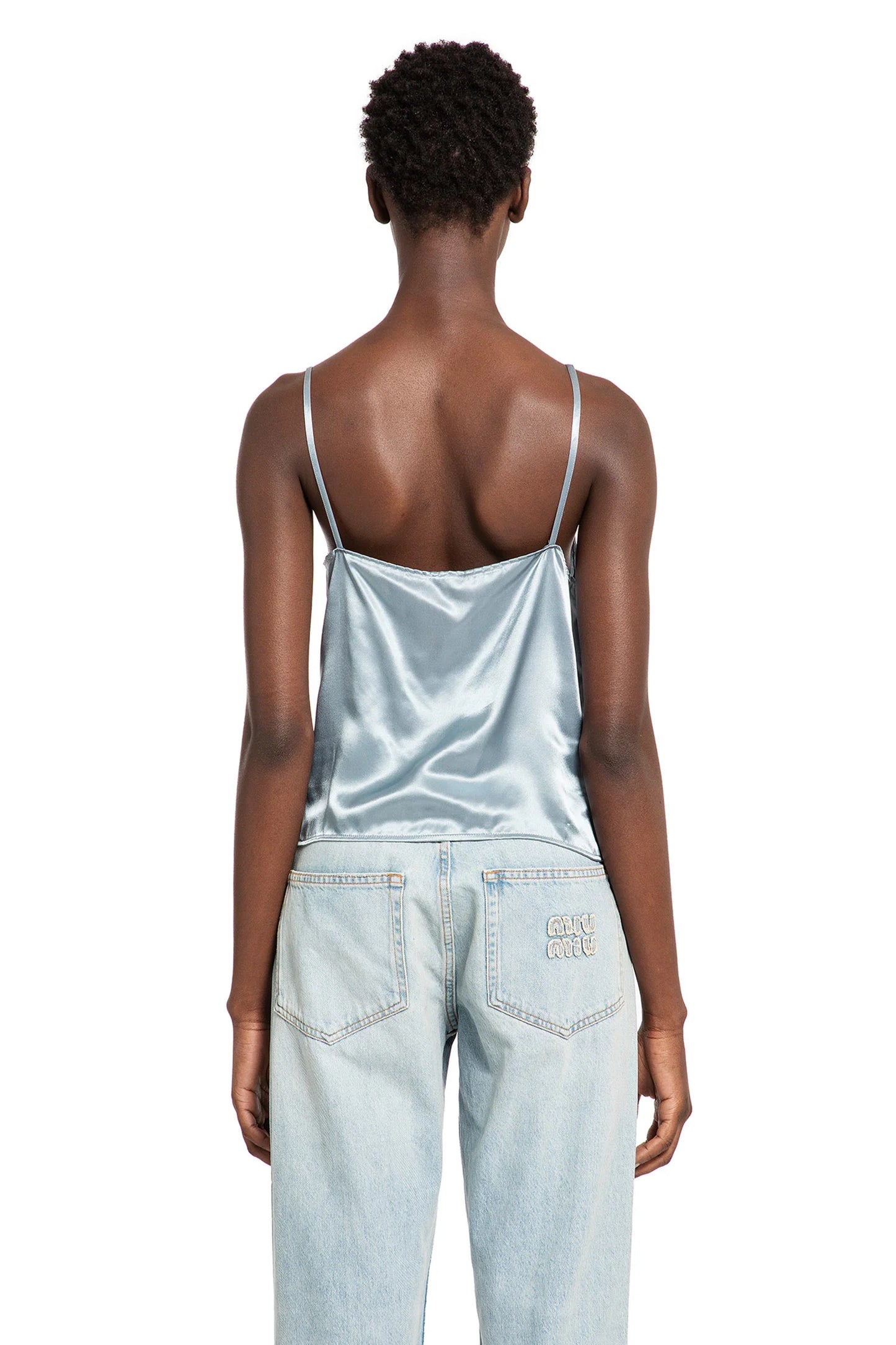 MIU MIU - TANK TOP BLUE