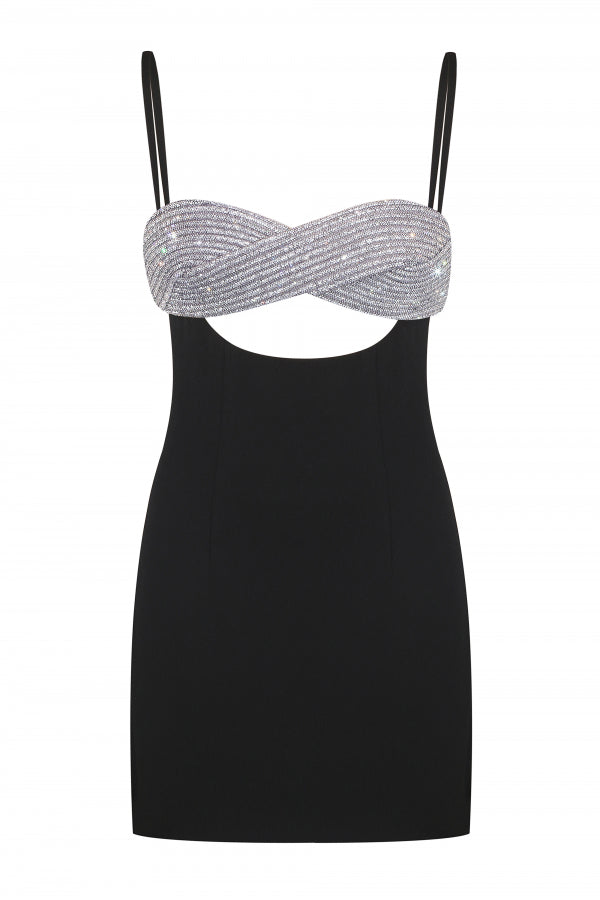 NUÉ - ETERNITY DRESS CRYSTAL BLACK