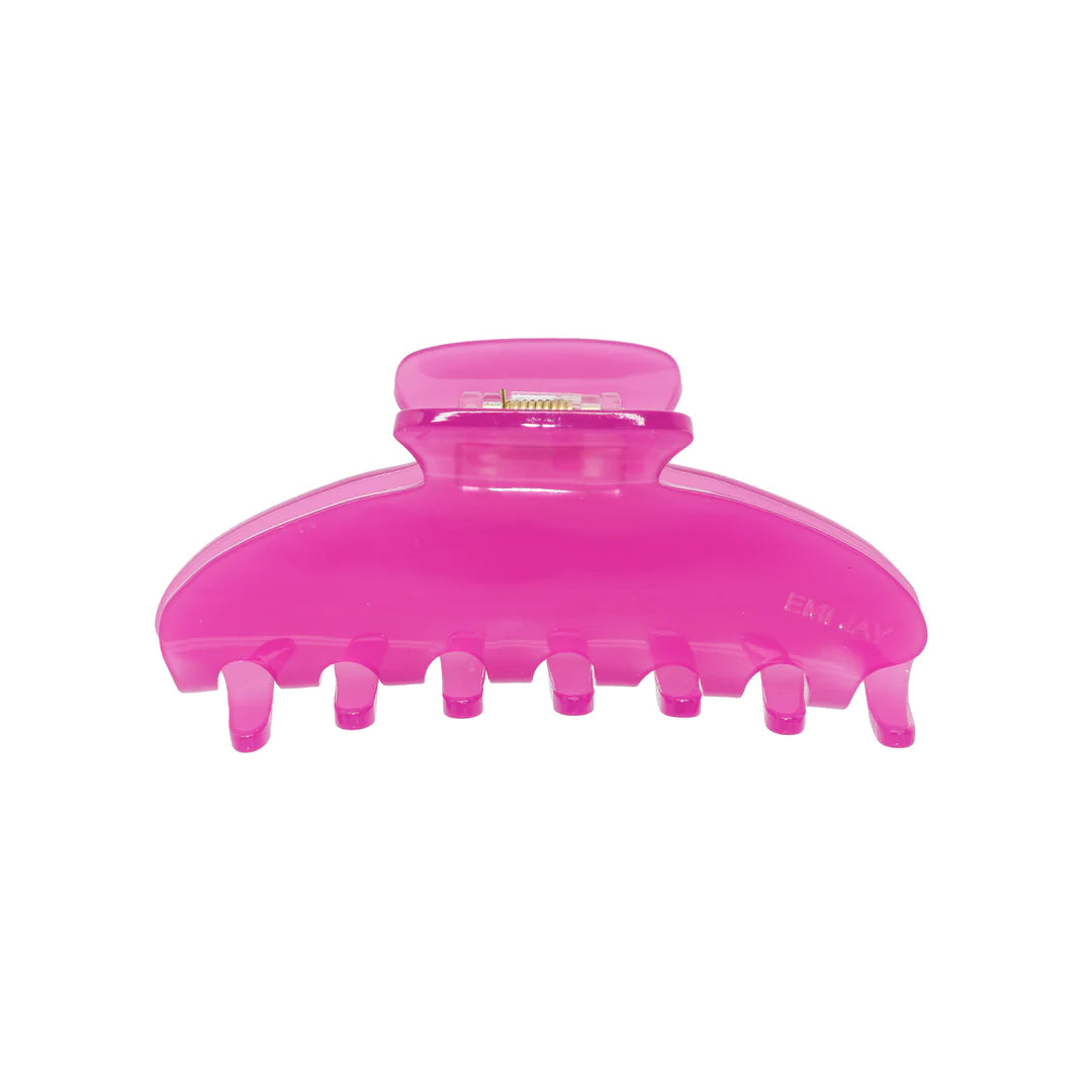 EMI JAY - ONE BIG EFFING CLAW CLIP JELLY FUCHSIA