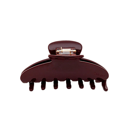 EMI JAY - ONE BIG EFFING CLAW CLIP BORDEAUX SOLID MAROON