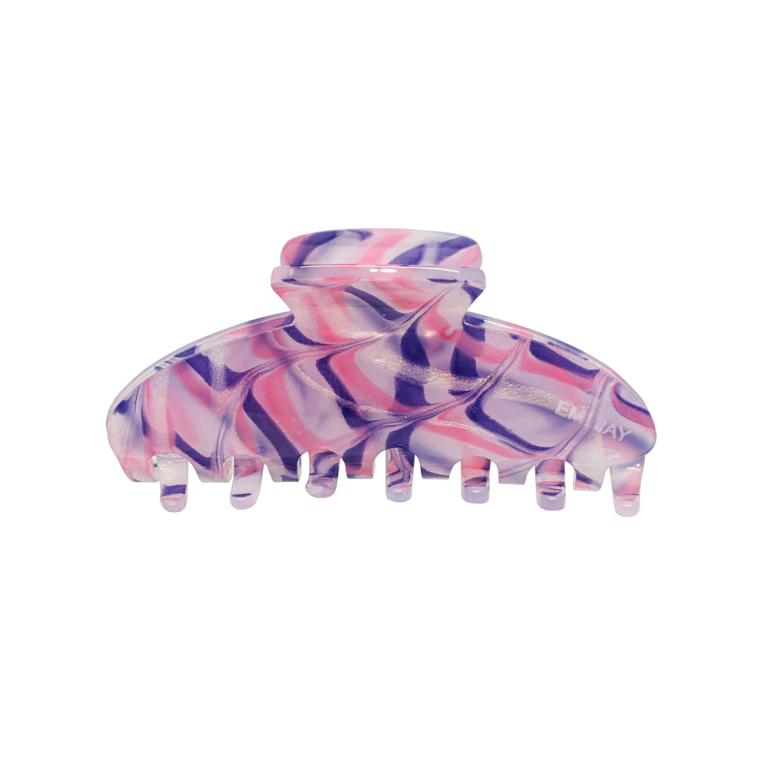 EMI JAY - ONE BIG EFFING CLAW CLIP PINK & PURPLE