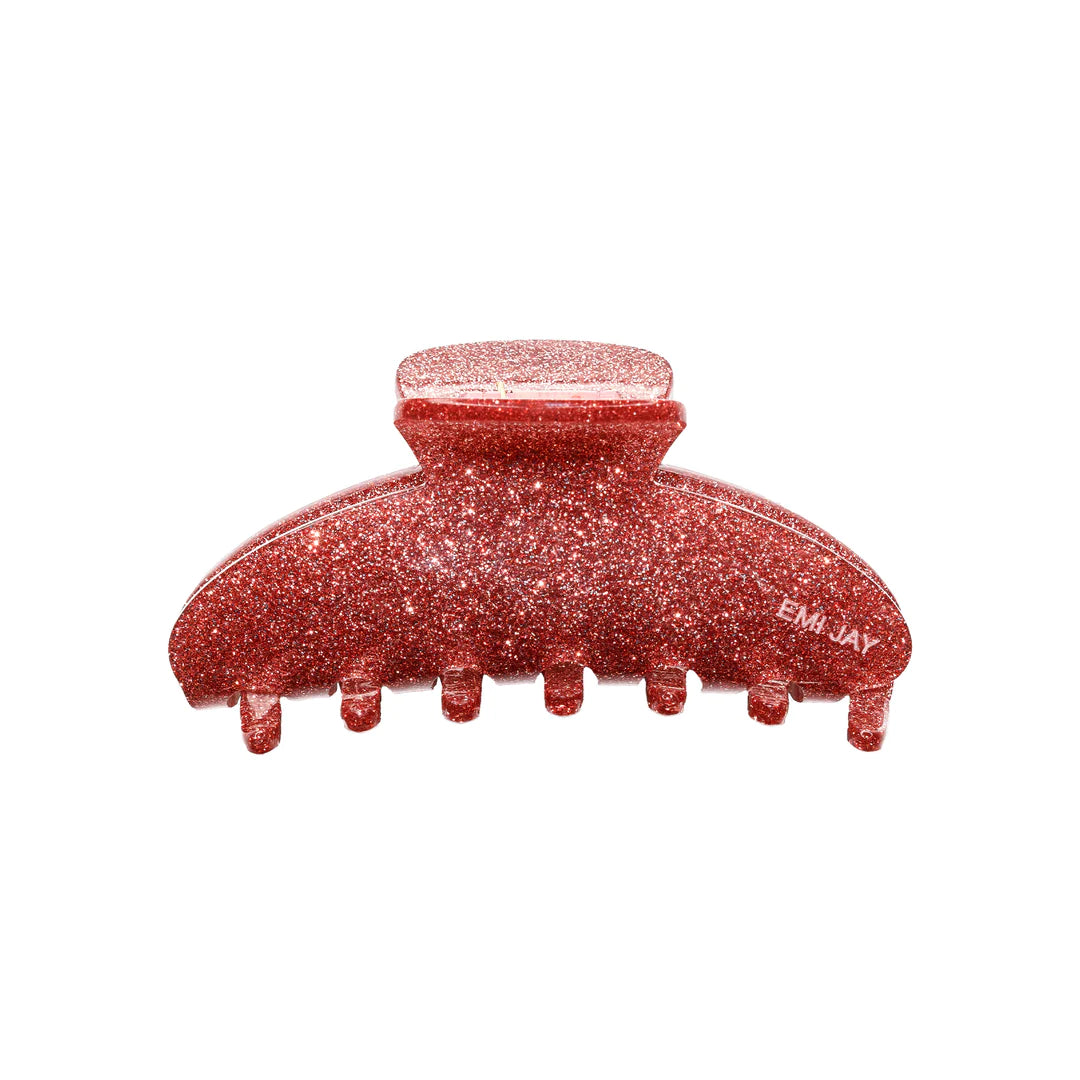 EMI JAY - ONE BIG EFFING CLAW CLIP LEO SPARKLY RED