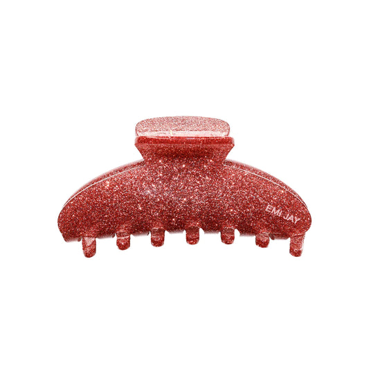 EMI JAY - ONE BIG EFFING CLAW CLIP LEO SPARKLY RED