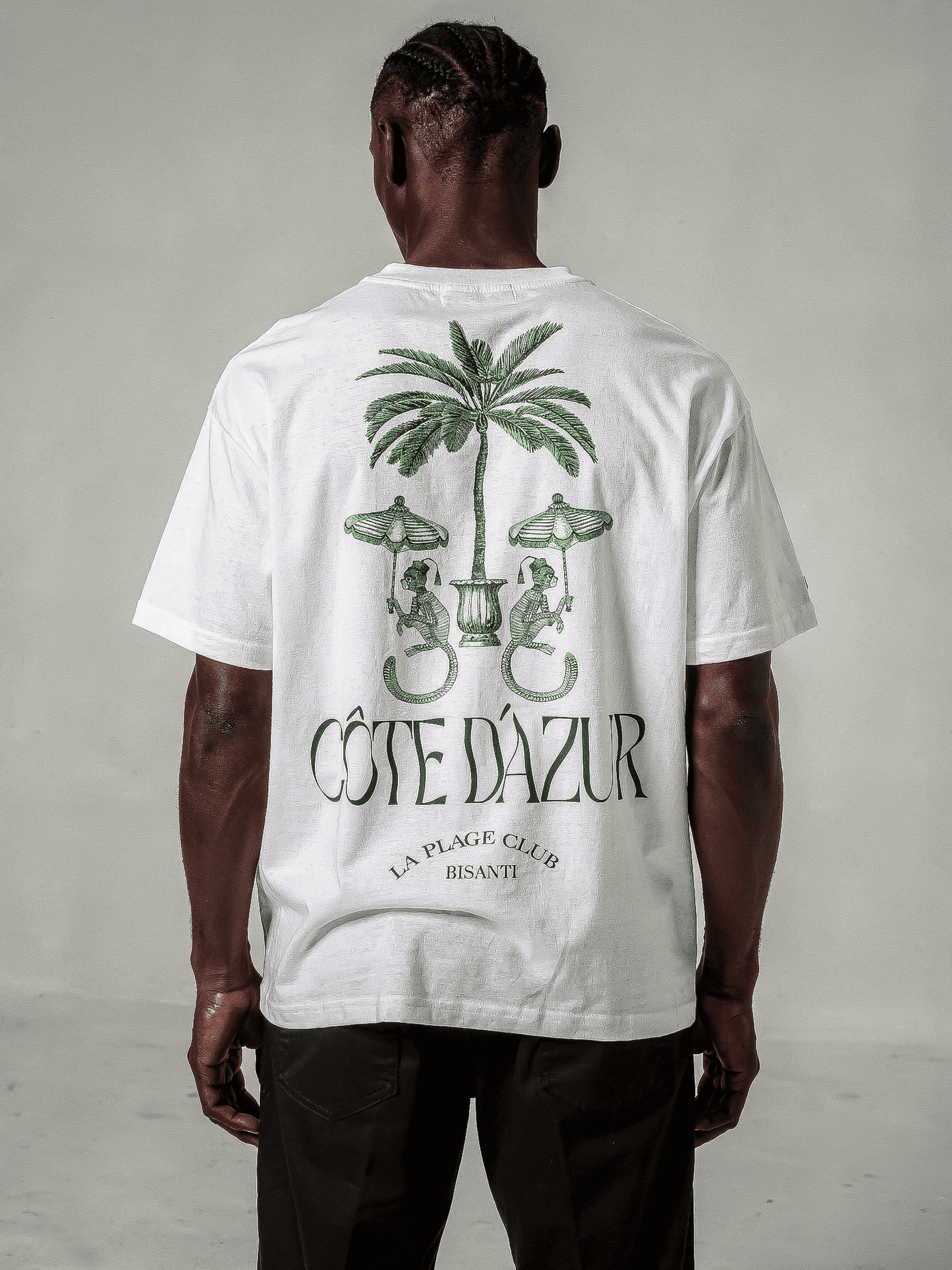 LUIS BISANTI T - SHIRT BLANCA COTE D´AZUR