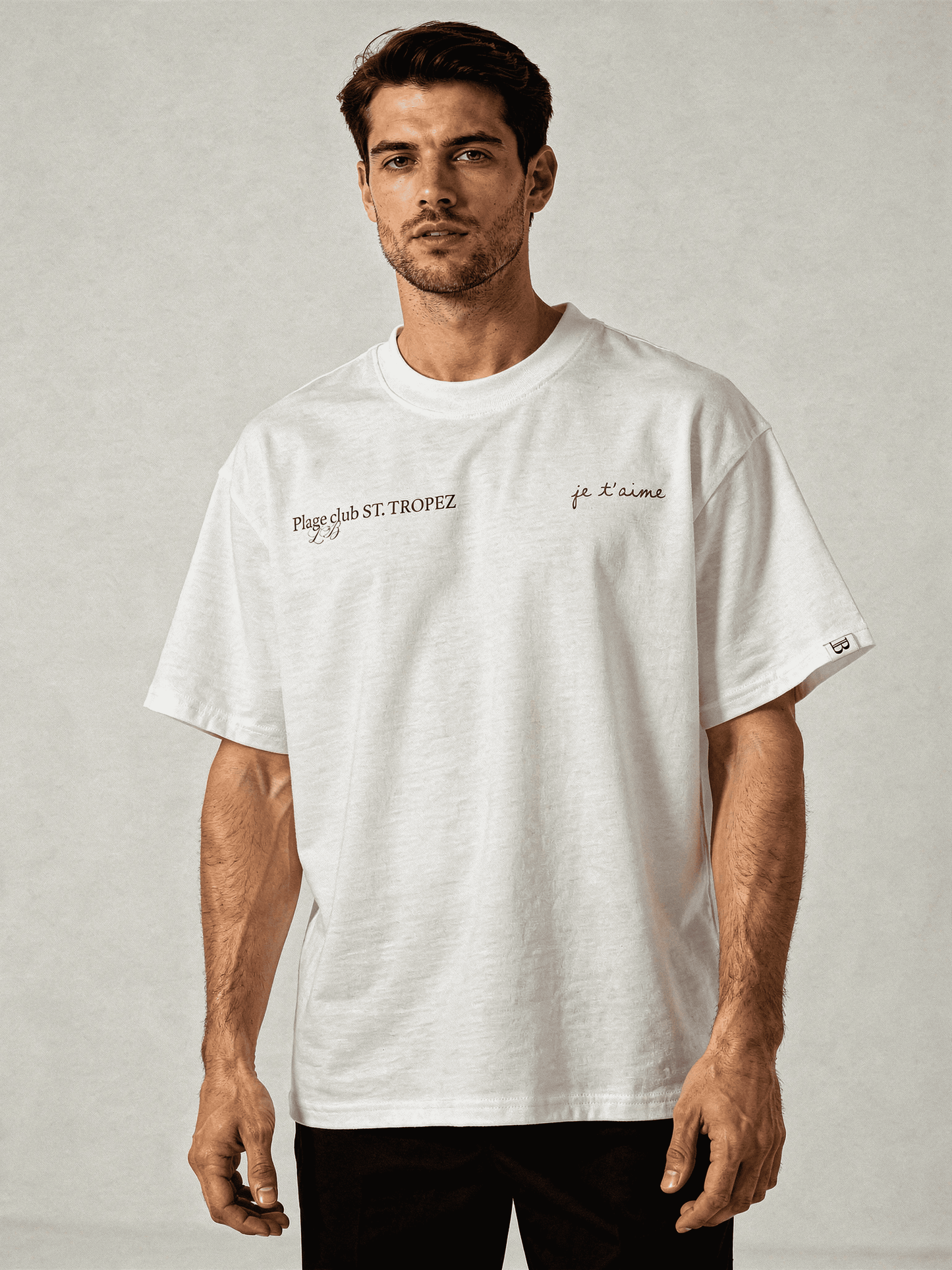 LUIS BISANTI T-SHIRT  BLANCA SAINT - TROPEZ