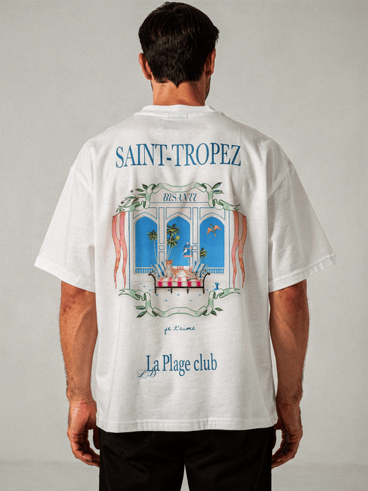 LUIS BISANTI T-SHIRT  BLANCA SAINT - TROPEZ