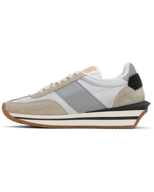 TOM FORD - SUEDE + LYCRA JAMES SNEAKER